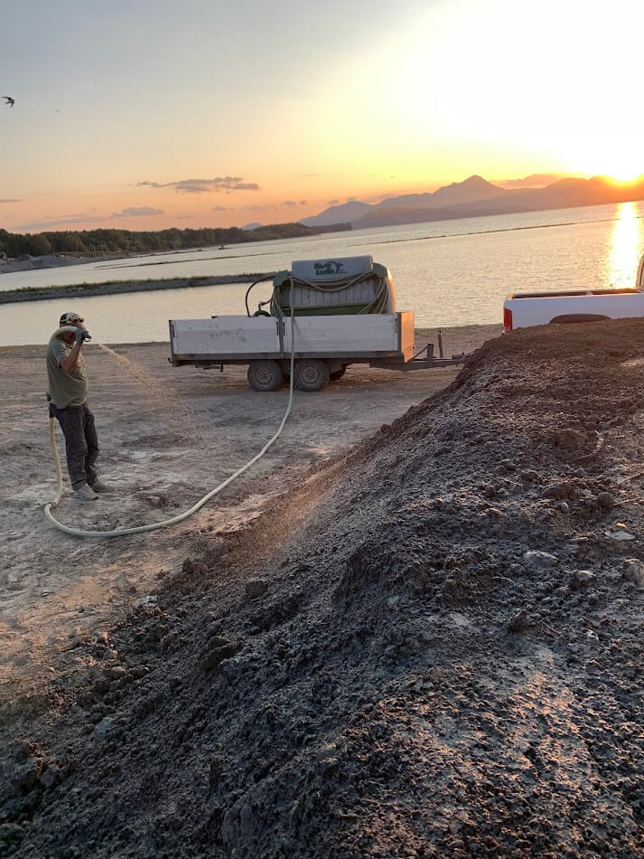 Hydroosev a spevňovanie svahu